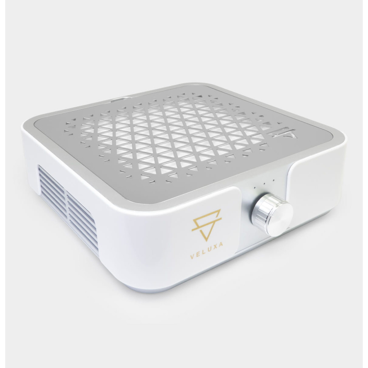 Pochłaniacz pyłu manicure nablatowy V1 60W srebrny Pochłaniacz pyłu manicure nablatowy V1 60W srebrny