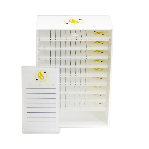 Lashbox z Twoim Logo + 10 Holderów - kolor biały
