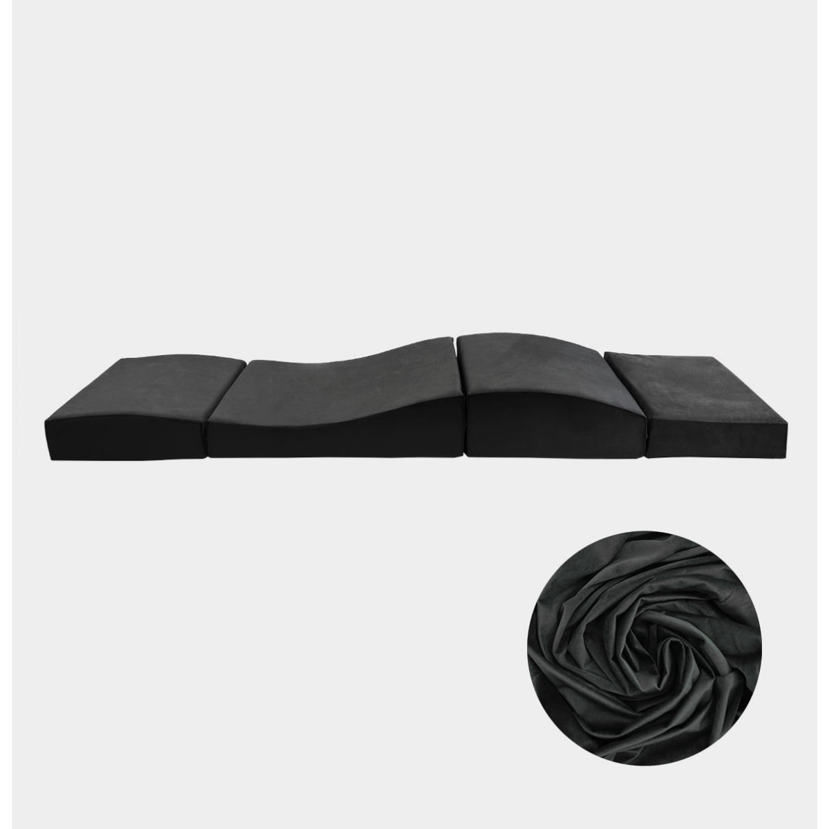 Poszewka na materac 70cm coucou HEAVEN czarny