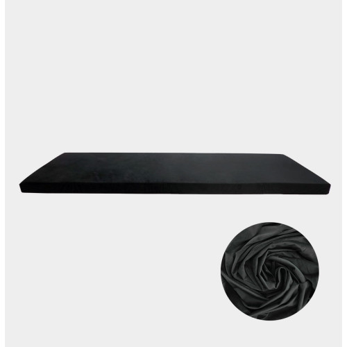 Poszewka 80cm na materac płaski - czarny