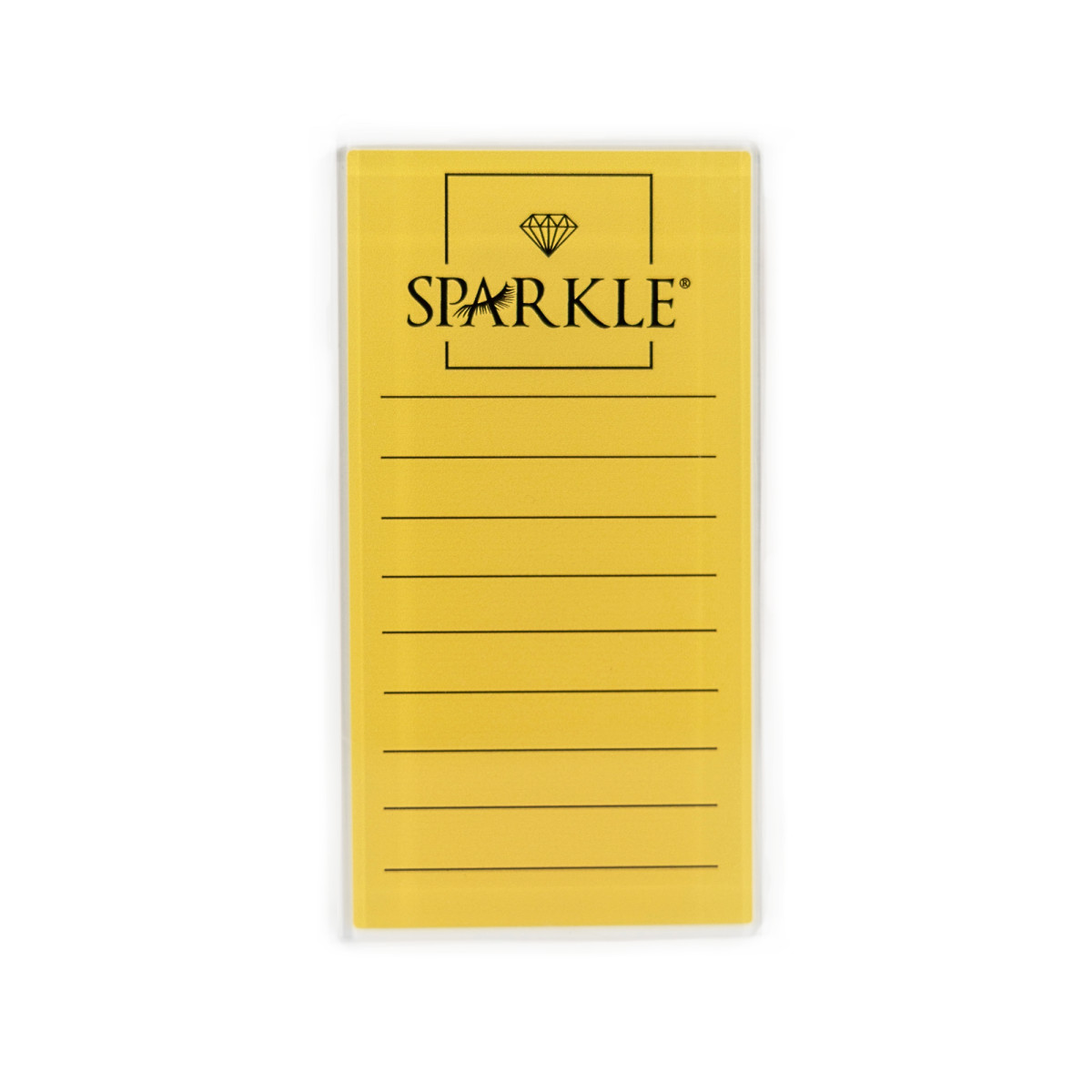 Holder z plexy Sparkle - kolor złoty Holder z plexy Sparkle - kolor złoty