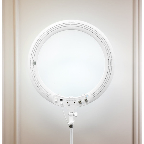 Lampa kosmetyczna Luna ring 2.0 biała