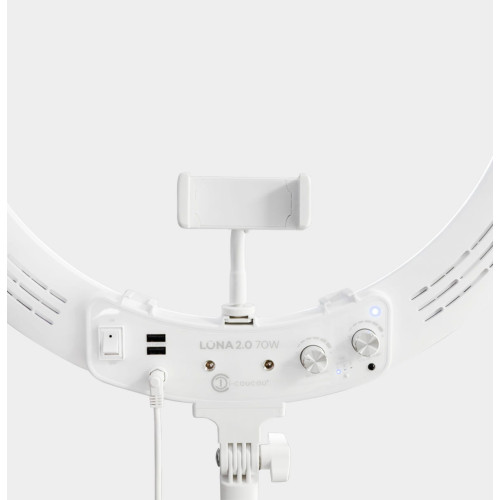 Lampa kosmetyczna Luna ring 2.0 biała