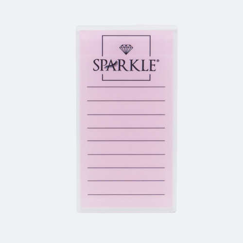 Holder różowy z plexi Sparkle