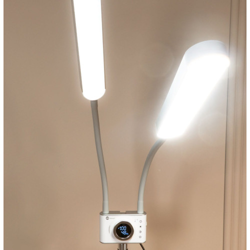 DUO STUDIO DWURAMIENNA LAMPA KOSMETYCZNA BIAŁA