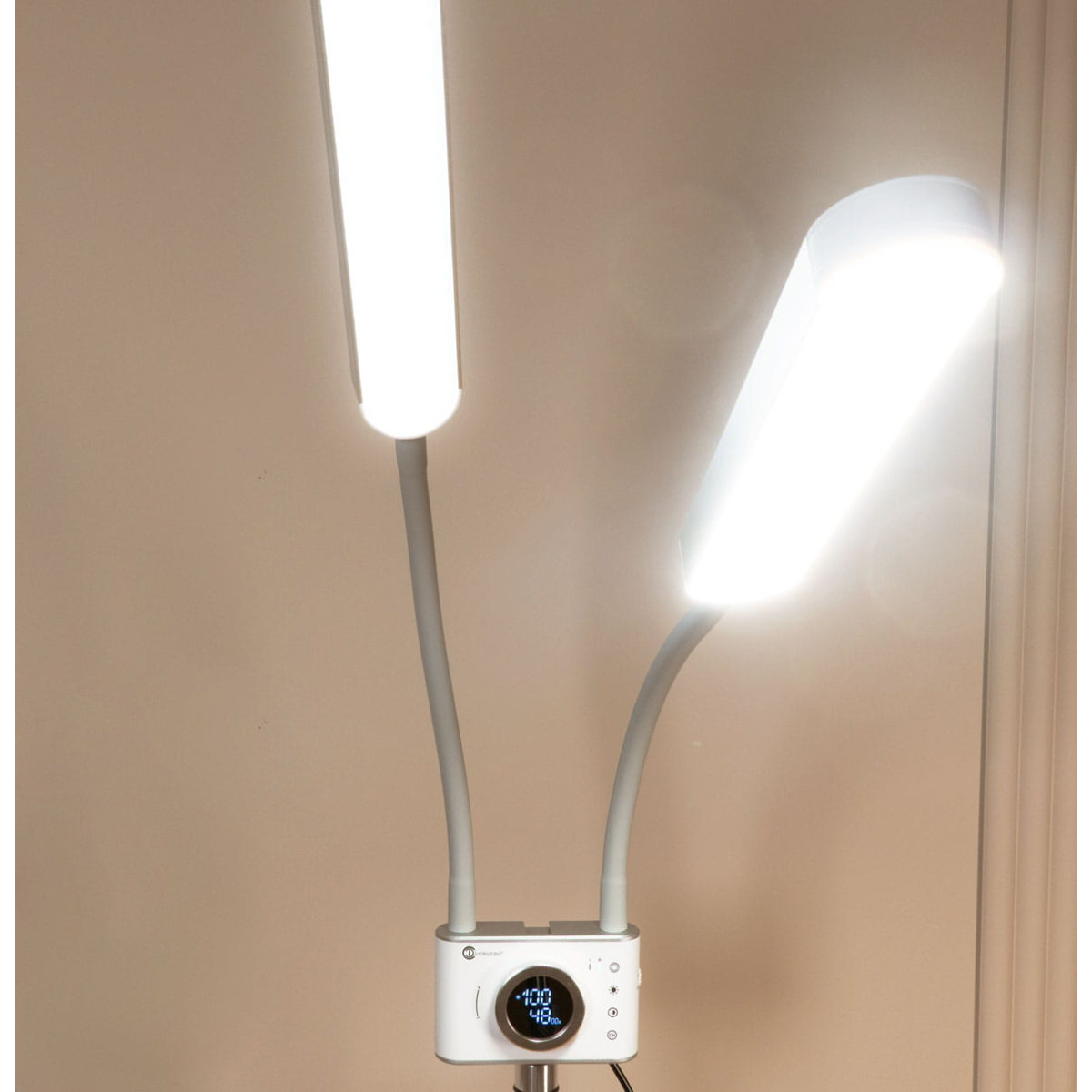 DUO STUDIO DWURAMIENNA LAMPA KOSMETYCZNA BIAŁA