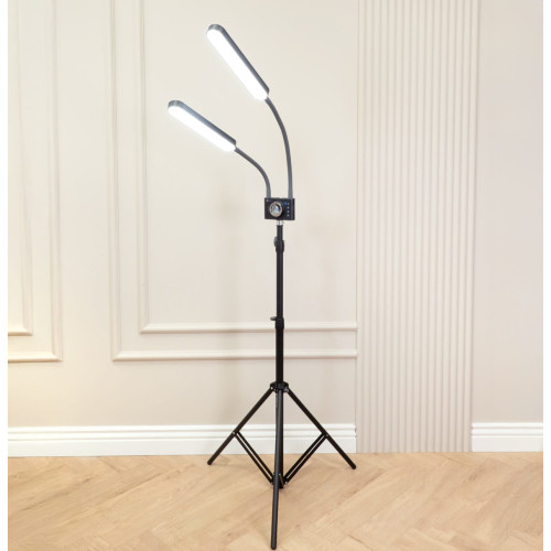 DUO STAR LASH PRO LAMPA KOSMETYCZNA DWURAMIENNA CZARNA